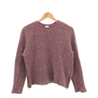 ロク(6 (ROKU))の6(ROKU) / ロク | PILE ZIP PULLOVER カットソー | ピンク | レディース(トレーナー/スウェット)