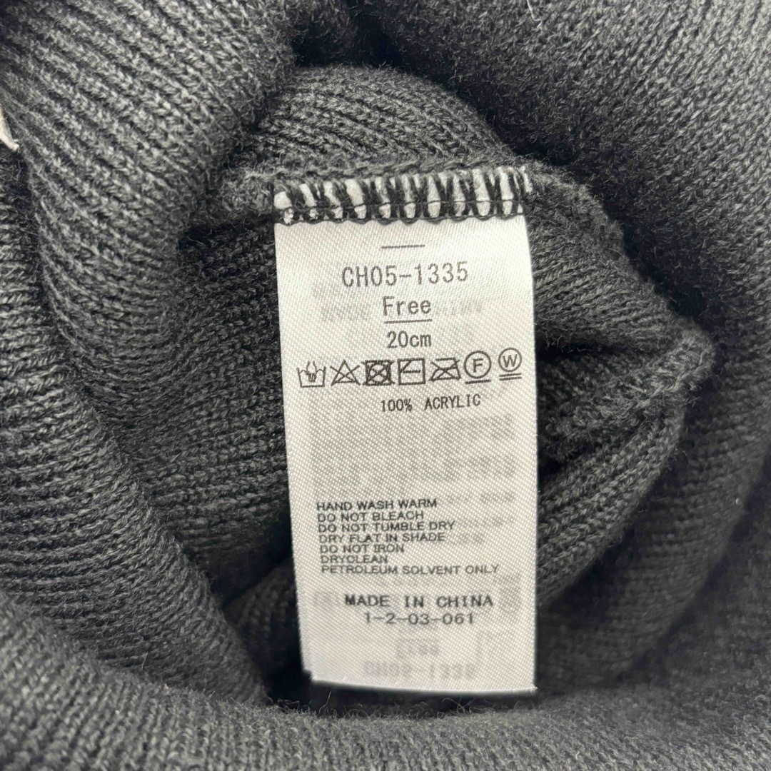 CHUMS(チャムス)のCHUMS チャムス  ニット帽 ビーニー  ブラック レディースの帽子(ニット帽/ビーニー)の商品写真