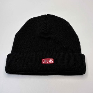 チャムス(CHUMS)のCHUMS チャムス  ニット帽 ビーニー  ブラック(ニット帽/ビーニー)