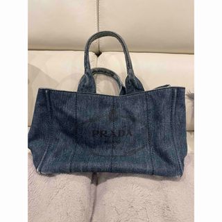 プラダ(PRADA)のプラダ デニム トートバッグ(トートバッグ)