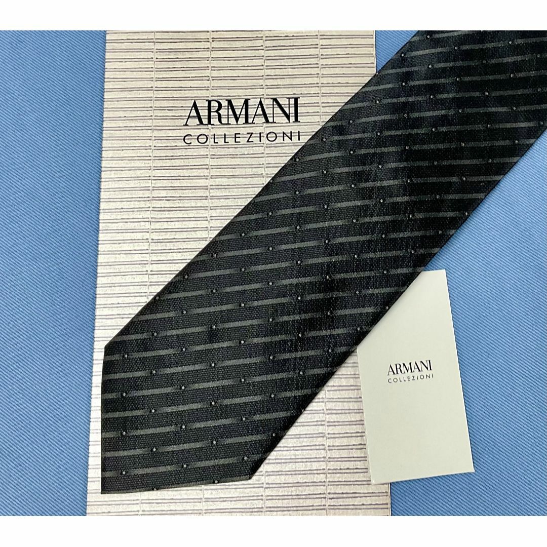 ARMANI COLLEZIONI(アルマーニ コレツィオーニ)のアルマーニ　ネクタイ 3A15A　新品 タグ付　専用ケース付き　プレゼントにも メンズのファッション小物(ネクタイ)の商品写真