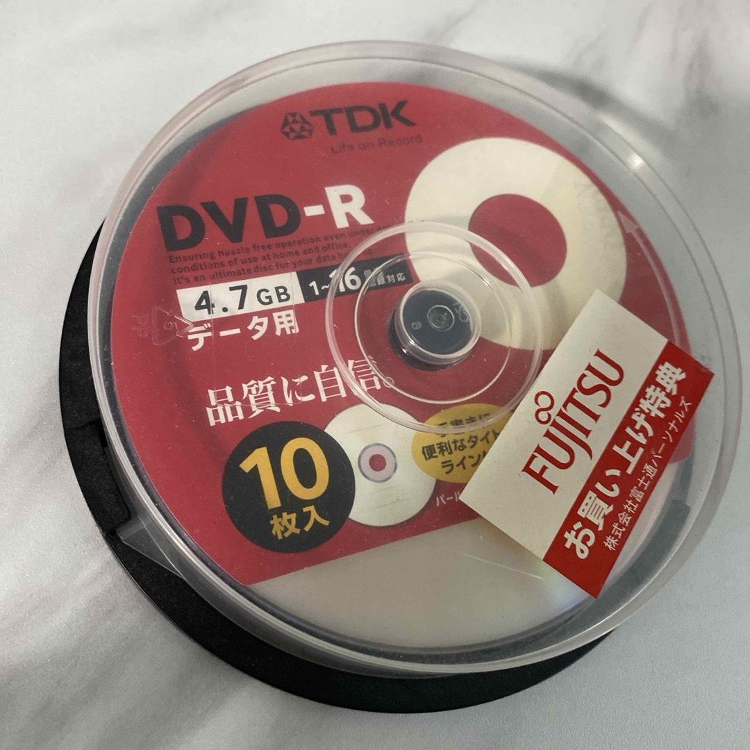 TDK(ティーディーケイ)のDVD-R  9枚　未使用品　TDK  エンタメ/ホビーのDVD/ブルーレイ(その他)の商品写真