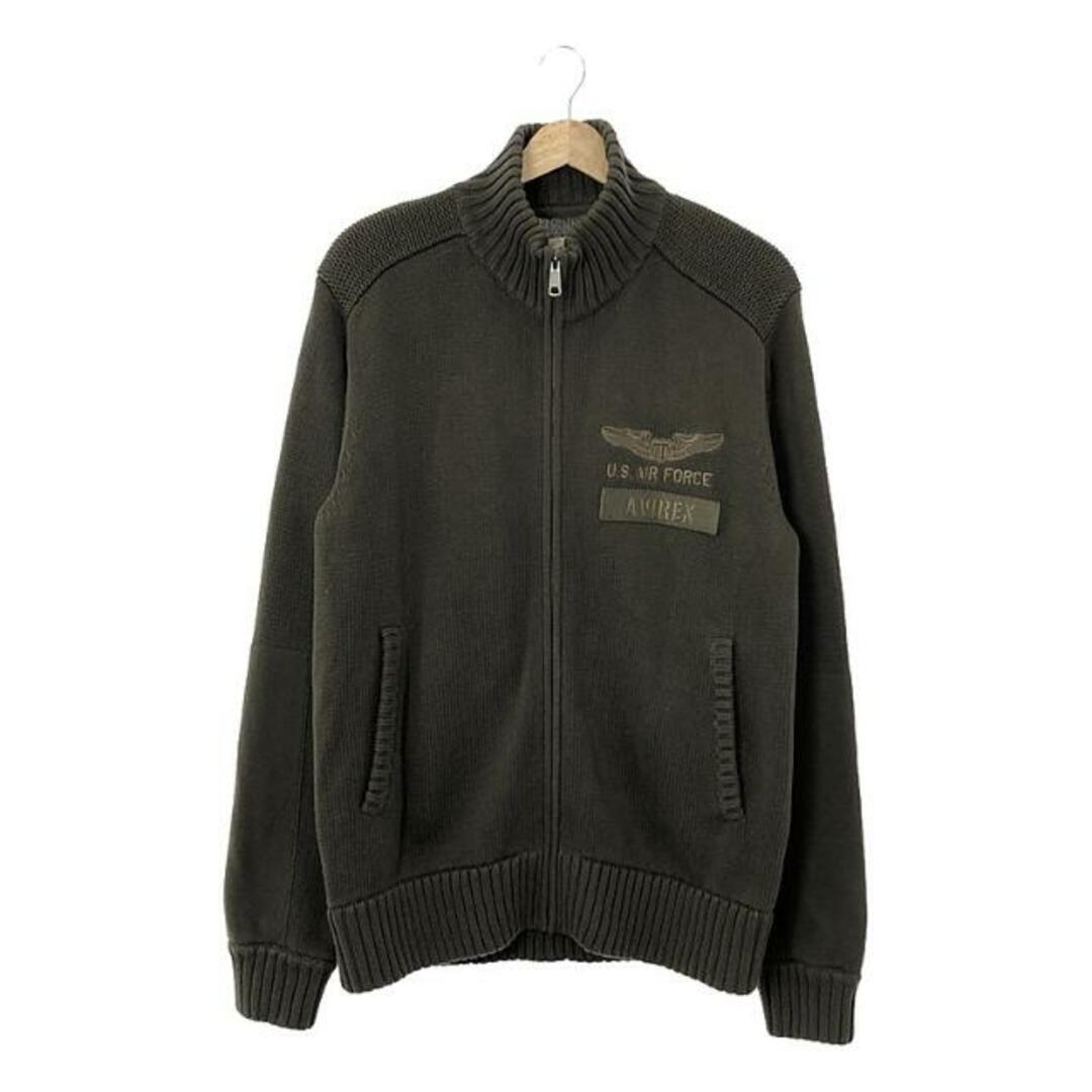 AVIREX - AVIREX / アヴィレックス | L/S ZIP UP COTTON KNITS AVIREX - AVIREX / アヴィレックス | L/S ZIP UP COTTON KNITS