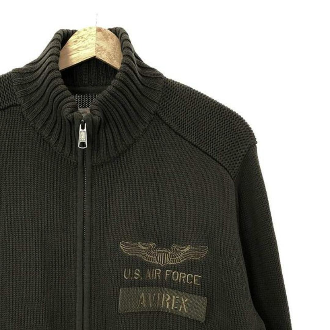 AVIREX - AVIREX / アヴィレックス | L/S ZIP UP COTTON KNITS AVIREX - AVIREX / アヴィレックス | L/S ZIP UP COTTON KNITS
