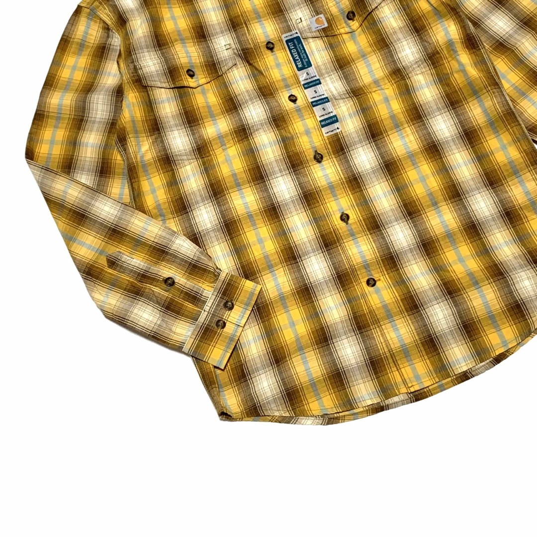 carhartt(カーハート)の新品 Carhartt USA カーハート 長袖 チェックシャツ Sサイズ メンズのトップス(シャツ)の商品写真