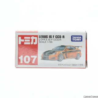 ブラック(BLAAK)のトミカ No.107 1/66 レクサス IS F CCS-R(オレンジ×ブラック/赤箱/ベトナム製) 完成品 ミニカー タカラトミー(ミニカー)