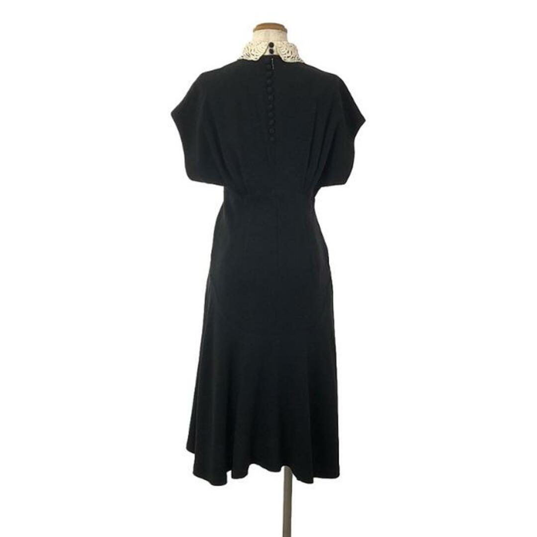 Mame Kurogouchi / マメクロゴウチ | Silk Lace Collar A-Line Mame Kurogouchi / マメクロゴウチ | Silk Lace Collar A-Line