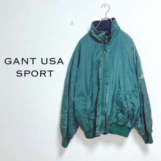 Gant USA sport ブルゾン　裏ボアジャンパー【L】ジップポケット(ブルゾン)