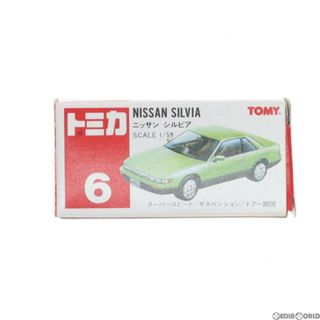 グリーン(green)のトミカ No.6 1/59 ニッサン シルビア(ライムグリーン/赤箱) 完成品 ミニカー トミー(ミニカー)