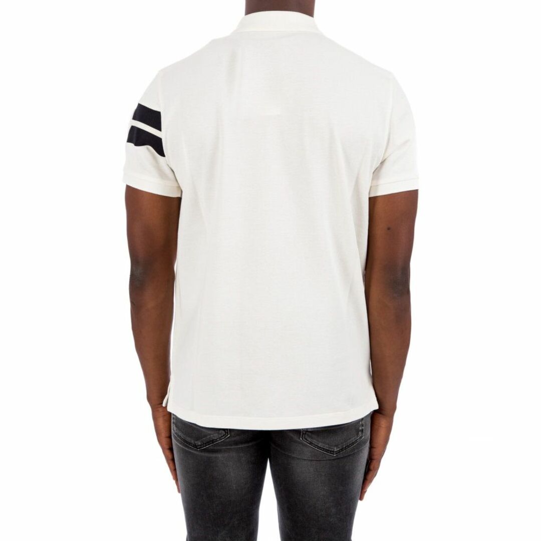MONCLER(モンクレール)の送料無料 99 MONCLER モンクレール 8A00002 84556 ホワイト ポロシャツ 半袖 size L メンズのトップス(ポロシャツ)の商品写真