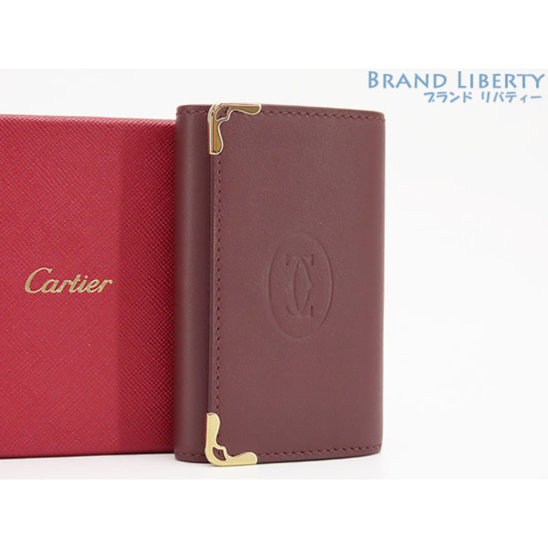 未使用! Cartier マストライン ボルドー 6連キーケース カルティエ - 小物 未使用! Cartier マストライン ボルドー 6連キーケース カルティエ - 小物