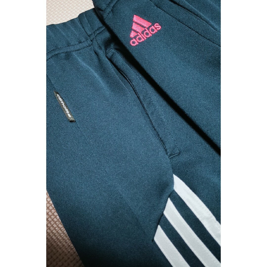 adidas(アディダス)の☆AJP-476 アディダス CL ジャージパンツ 紺・白 サイズ L スポーツ/アウトドアのトレーニング/エクササイズ(トレーニング用品)の商品写真