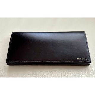 ポールスミス(Paul Smith)のポールスミス ゴールドロゴ コードバン バイカラー 長財布(長財布)