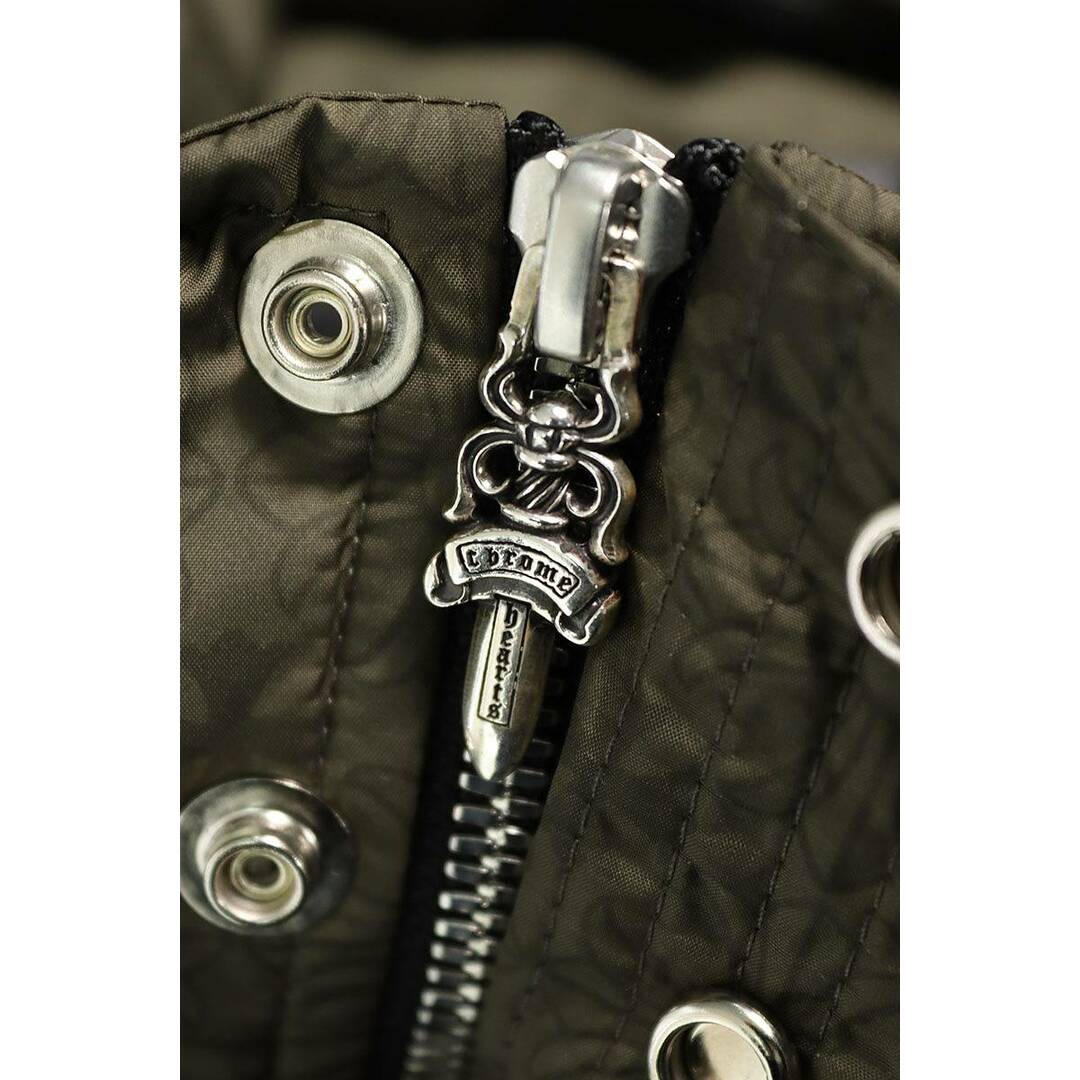 Chrome Hearts(クロムハーツ)のクロムハーツ  STIFF CHプラス総柄クロスボールボタンダウンベスト メンズ M メンズのジャケット/アウター(ダウンベスト)の商品写真