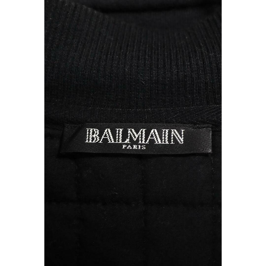 BALMAIN(バルマン)のバルマン  S4HJ662B928 スウェットバイカーライダースブルゾン メンズ XS メンズのジャケット/アウター(ブルゾン)の商品写真