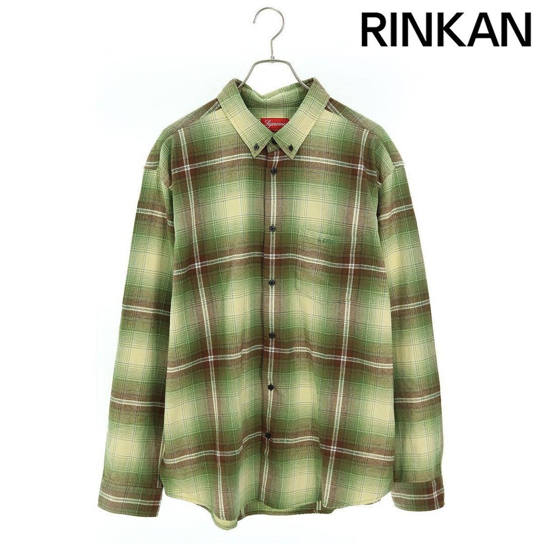 Supreme(シュプリーム)のシュプリーム  23SS  Shadow Plaid Flannel Shirt シャドウチェックフランネル長袖シャツ メンズ L メンズのトップス(シャツ)の商品写真