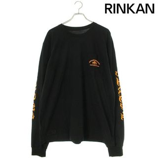 クロムハーツ(Chrome Hearts)のクロムハーツ  Orange Cemetery Cross LS Tee セメタリークロスプリント長袖カットソー メンズ XL(Tシャツ/カットソー(七分/長袖))