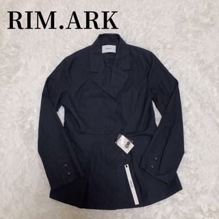 リムアーク(RIM.ARK)の【新品】RIM.ARK  リムアーク　  テーラードジャケット リネン　ペプラム(テーラードジャケット)