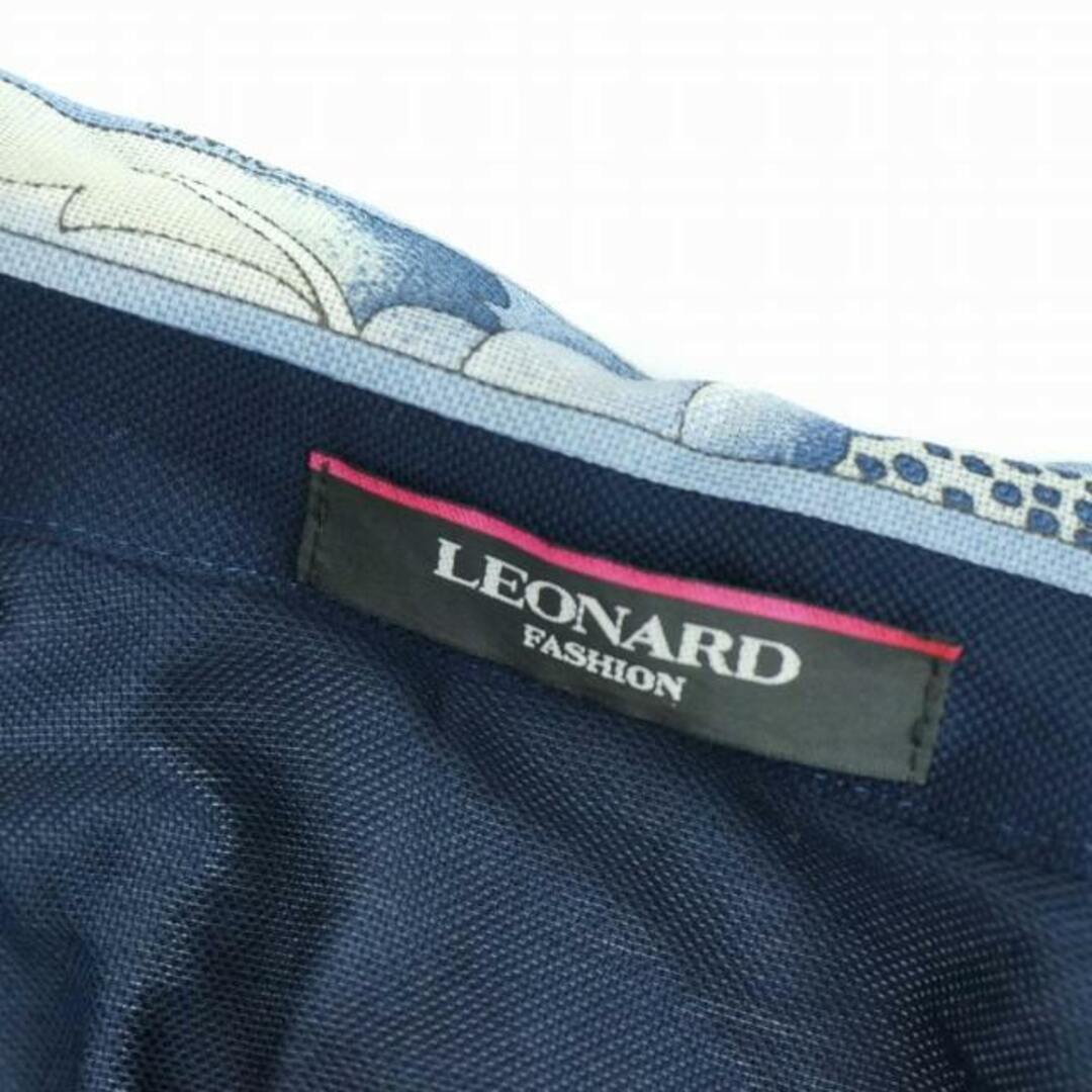 LEONARD(レオナール)のレオナール LEONARD FASHION テーラードジャケット 柄 M 紺 青 レディースのジャケット/アウター(その他)の商品写真