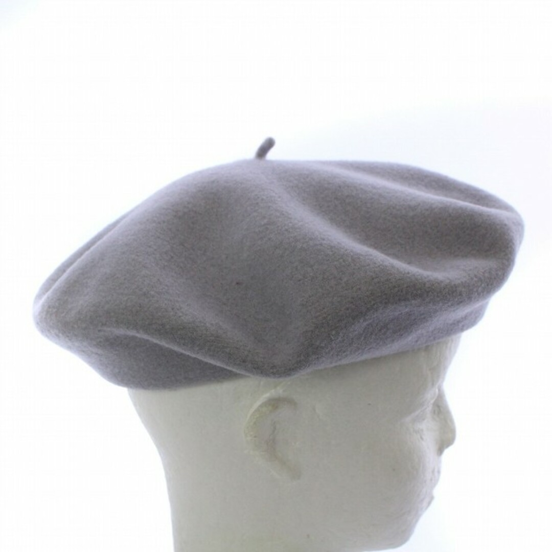 agnes b.(アニエスベー)のアニエスベー GV01 BERET レザール ベレー帽 帽子 刺繍 グレー レディースの帽子(ハンチング/ベレー帽)の商品写真