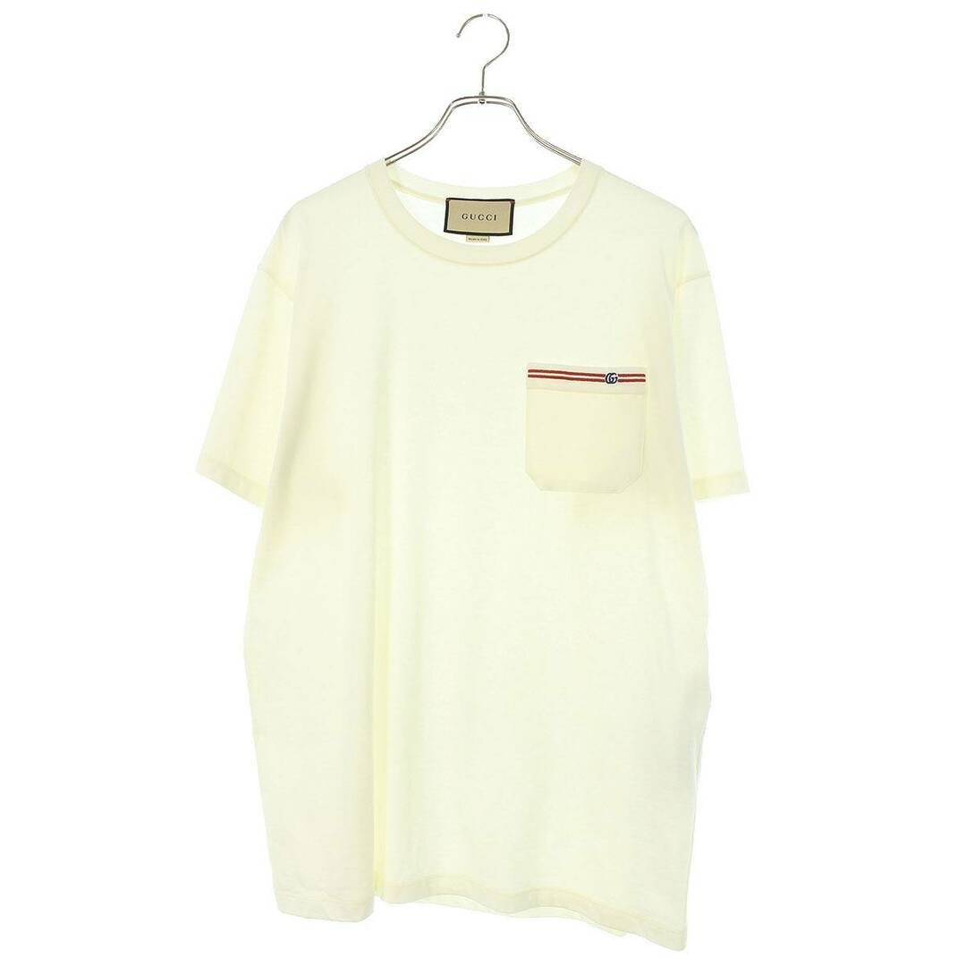 Gucci(グッチ)のグッチ  673710 XJDVI エンブロイダリー付きコットンTシャツ メンズ S メンズのトップス(Tシャツ/カットソー(半袖/袖なし))の商品写真