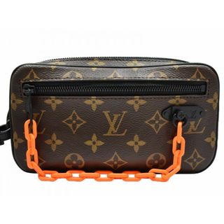 ルイヴィトン(LOUIS VUITTON)の【布袋あり】LOUIS VUITTON　ポシェット・ヴォルガ　M44482　モノグラム　オレンジ　クラッチバッグ　セカンドバッグ　ヴァージル・アブロー　メンズ　カジュアル　シンプル　ギフト　プレゼント包装可　【中古】松山久万ノ台店(セカンドバッグ/クラッチバッグ)