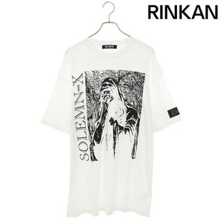 ラフシモンズ(RAF SIMONS)のラフシモンズ  221-M130 フロントプリントTシャツ メンズ M(Tシャツ/カットソー(半袖/袖なし))