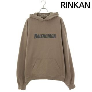 バレンシアガ(Balenciaga)のバレンシアガ  23SS  729361 TNVL2 クラッシュ加工プルオーバーパーカー メンズ XS(パーカー)