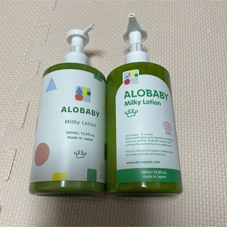 アロベビー(ALOBABY)のアロベビーローション ミルク 380ミリ(ベビーローション)