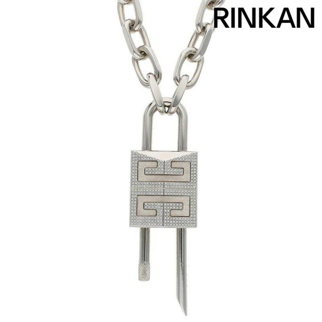 GIVENCHY(ジバンシィ)のジバンシィ  パドロック 南京錠モチーフチェーンネックレス メンズ メンズのアクセサリー(ネックレス)の商品写真