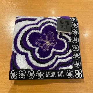 アナスイ(ANNA SUI)のアナスイタオルハンカチバタフライパープル(ハンカチ)