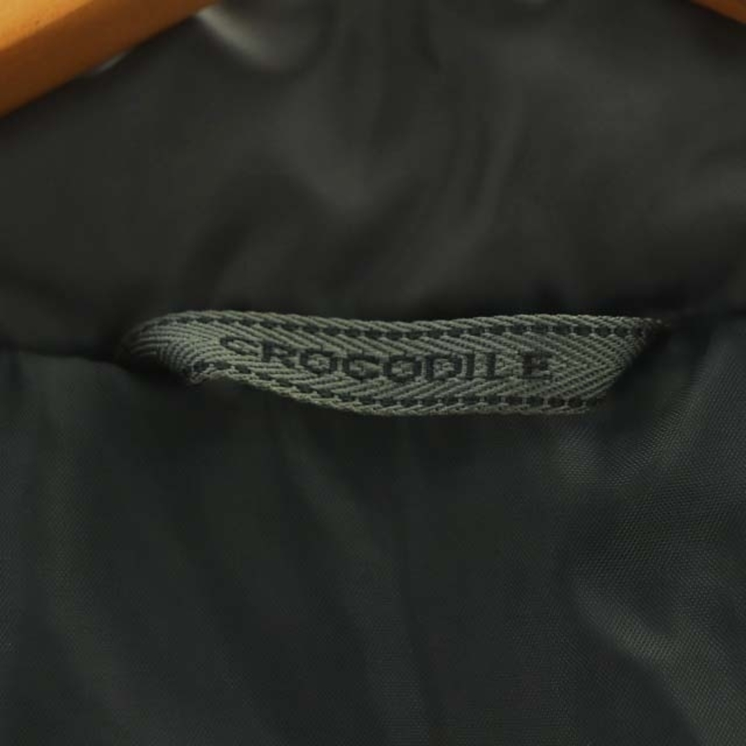 Crocodile(クロコダイル)のクロコダイル CROCODILE ダウンジャケット アウター 中綿 M 黒 メンズのジャケット/アウター(ダウンジャケット)の商品写真