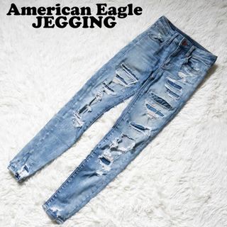 アメリカンイーグル(American Eagle)のAmerican Eagle JEGGING ジェギング スキニーデニムパンツ(デニム/ジーンズ)