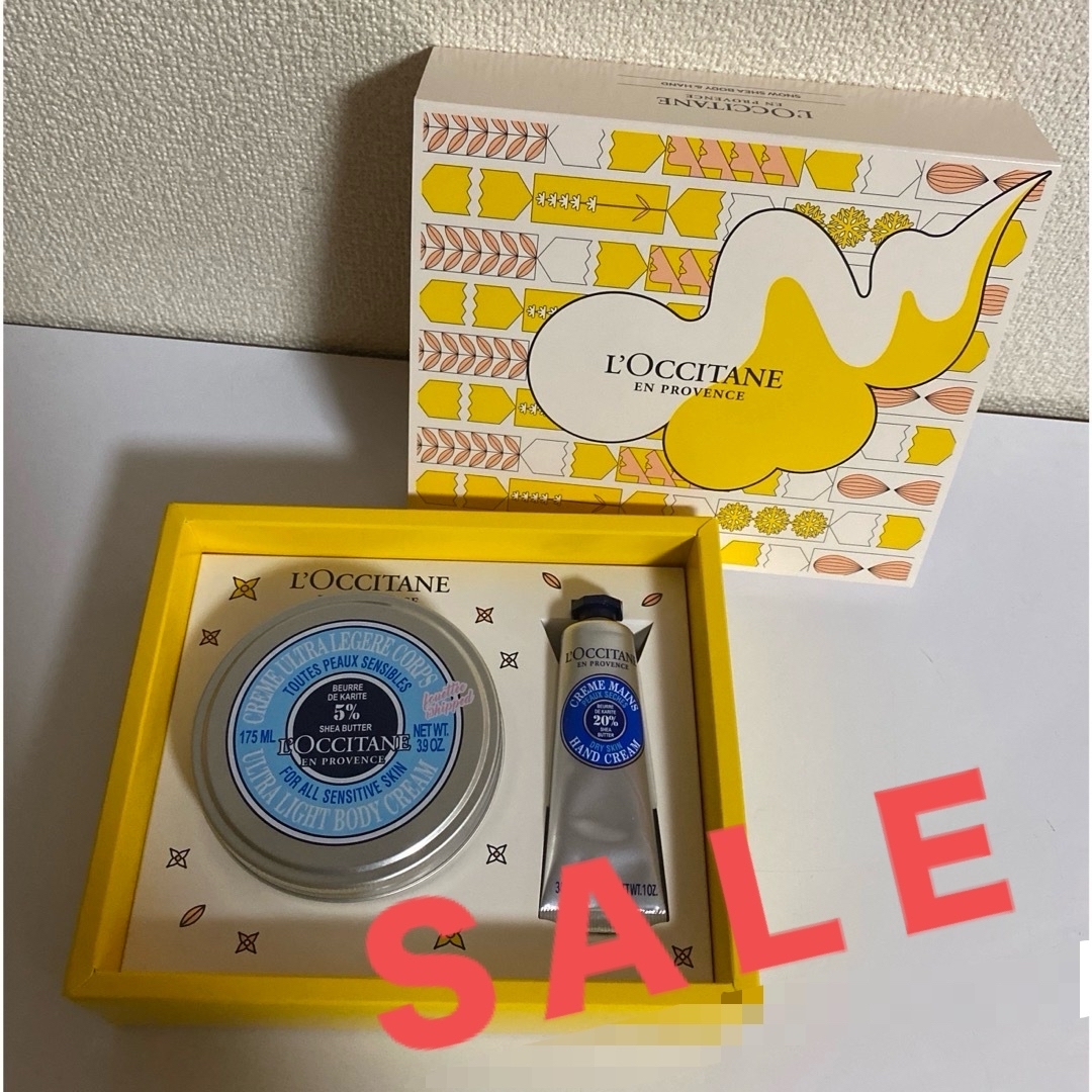 L'OCCITANE(ロクシタン)の「ロクシタン スノーシア ボディクリーム 175mL」「ハンドクリーム」のセット コスメ/美容のボディケア(ボディクリーム)の商品写真