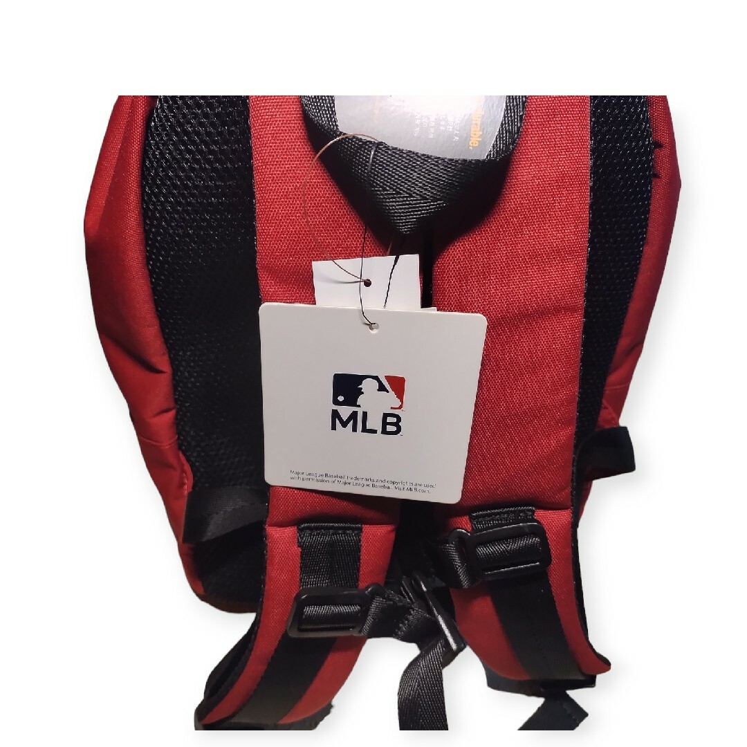 【メジャーリーグベースボール】キッズリュック　エンゼルス　レッド キッズ/ベビー/マタニティのこども用バッグ(リュックサック)の商品写真