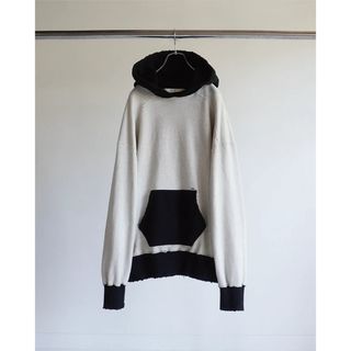 ワンエルディーケーセレクト(1LDK SELECT)の24SS Ancellm 2TONE AGING HOODIE 2(パーカー)