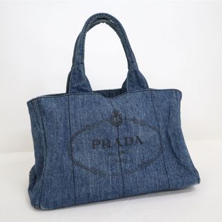 プラダ(PRADA)の【PRADA】プラダ カナパトート トートバッグ デニム B1877B ブルー/kt09730ik(トートバッグ)