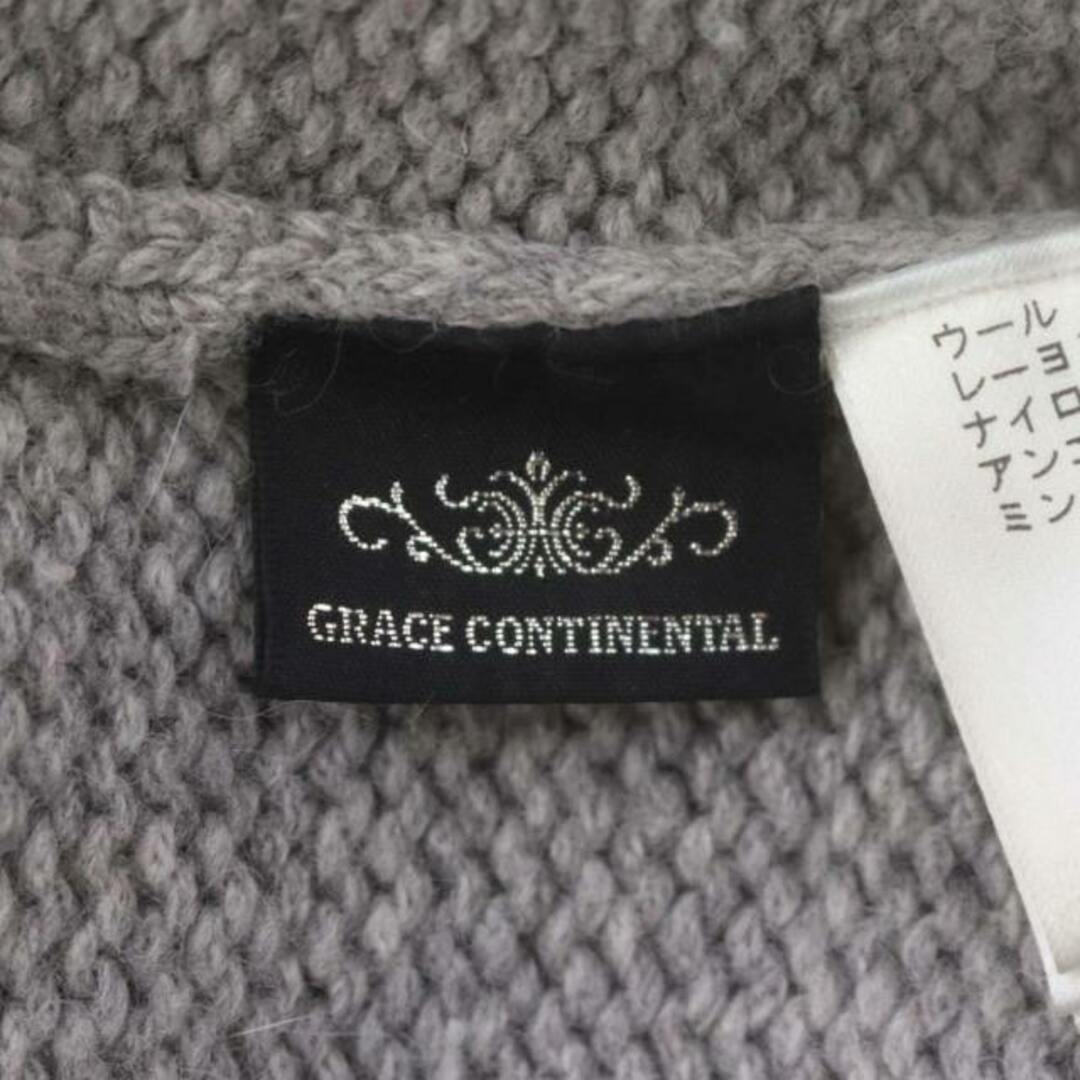 GRACE CONTINENTAL(グレースコンチネンタル)のグレースコンチネンタル ミンクファー付き ボーダー ニット セーター 長袖 レディースのトップス(ニット/セーター)の商品写真