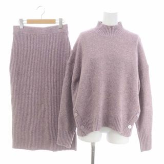 ジャスグリッティー(JUSGLITTY)のジャスグリッティー 22AW ハイネックニットアップ セーター 長袖 スカート(ニット/セーター)