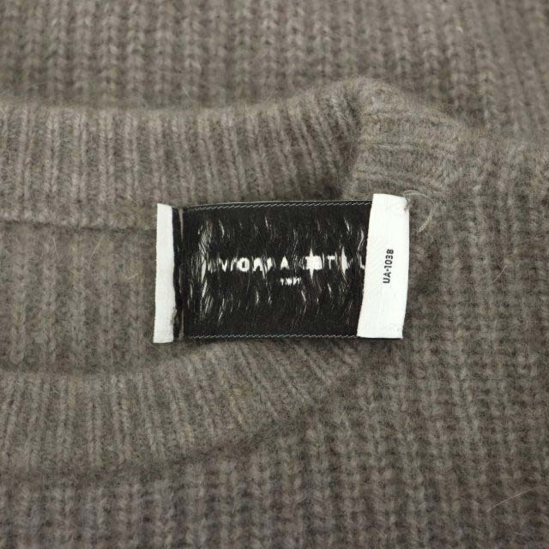 UNITED ARROWS(ユナイテッドアローズ)のユナイテッドアローズ W/FOX パフスリーブ ニット セーター 長袖 グレー レディースのトップス(ニット/セーター)の商品写真