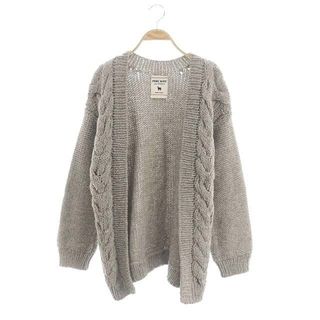 ニーム(NIMES)のニーム PERU KNIT ケーブルミドルコーディガン ニット 長袖(カーディガン)