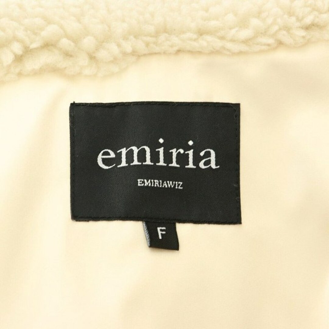 EmiriaWiz(エミリアウィズ)のエミリアウィズ 近年モデル ショートボアブルゾン ジャケット ジップアップ F レディースのジャケット/アウター(ブルゾン)の商品写真