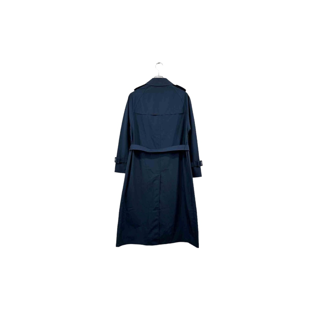 90's Made in ENGLAND Aquascutum blue trench coat アクアスキュータム トレンチコート ブルー メンズ ヴィンテージ 6 メンズのジャケット/アウター(トレンチコート)の商品写真