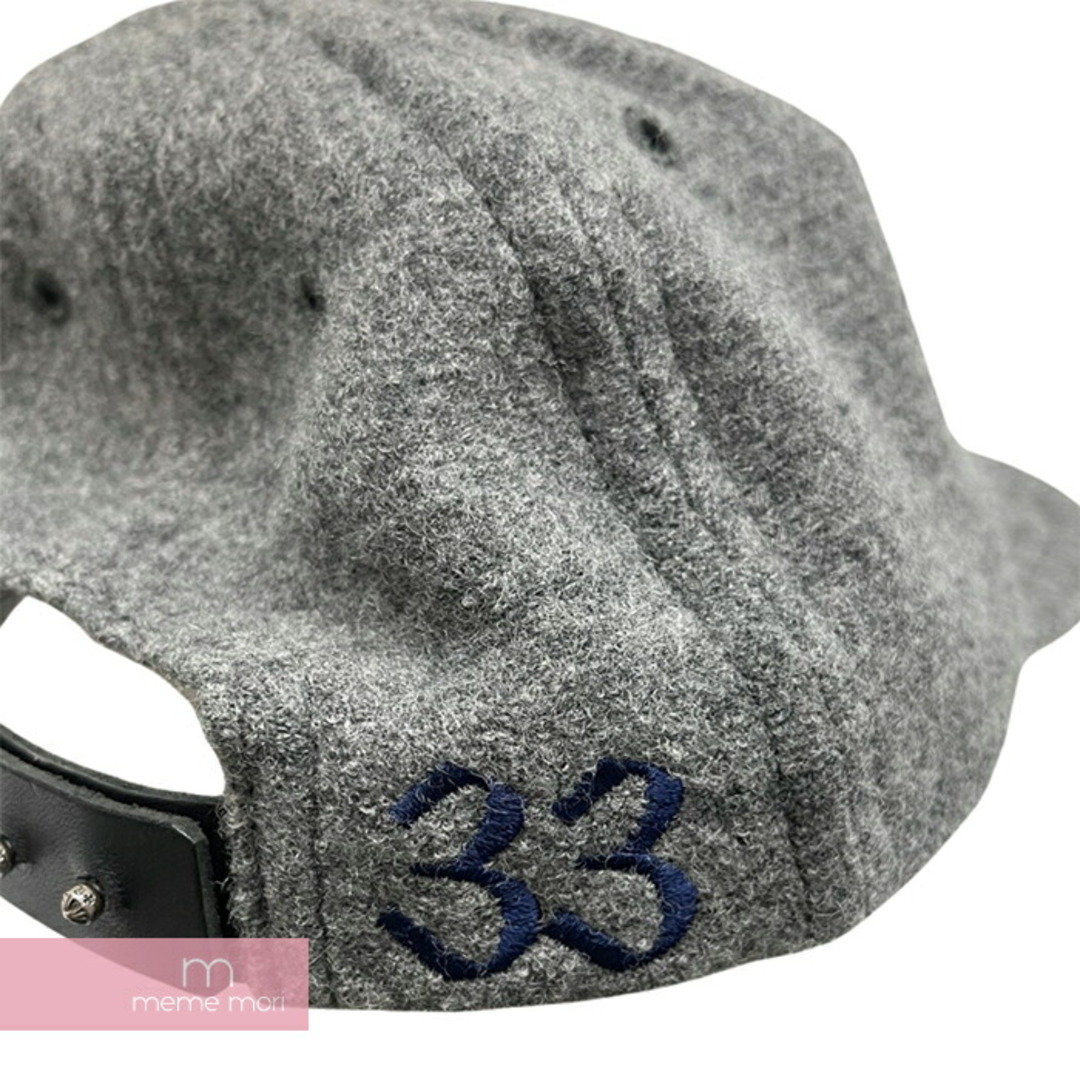 Chrome Hearts(クロムハーツ)のCHROME HEARTS CH Patch Wool Trucker Cap クロムハーツ CHパッチウールトラッカーキャップ ベースボールキャップ クロスボール 帽子 グレー 【240219】【中古-A】【me04】 メンズの帽子(キャップ)の商品写真