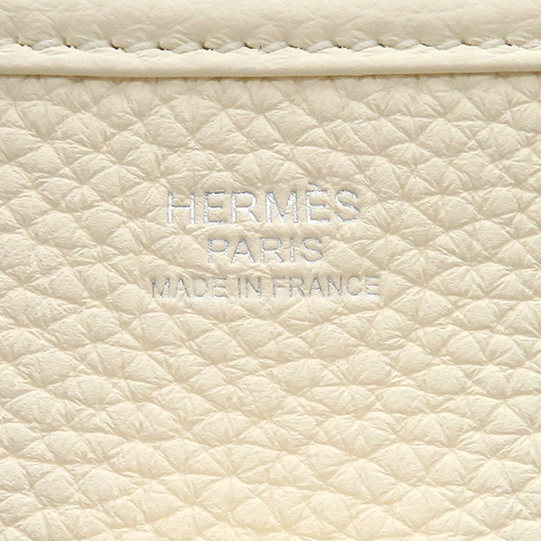 Hermes(エルメス)のエルメス HERMES ショルダーバッグ エヴリン3 PM  トリヨンクレマンス ナタ シルバー金具 白   Z刻印(2021年製) 【箱】【中古】 レディースのバッグ(ショルダーバッグ)の商品写真