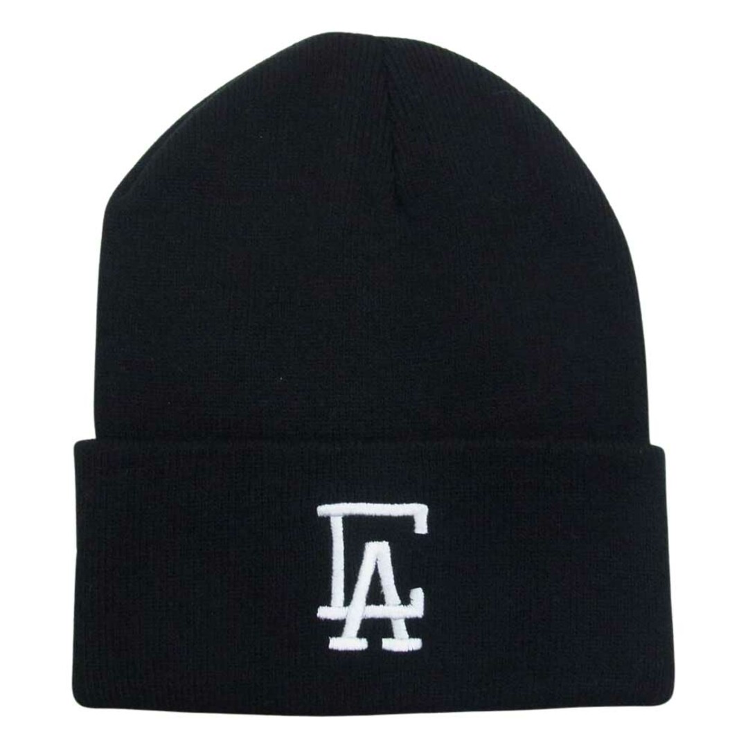 STANDARD CALIFORNIA(スタンダードカリフォルニア)のSTANDARD CALIFORNIA スタンダードカリフォルニア CALIFOLKS Beanies ロゴ ビーニー ニット キャップ ブラック系【美品】【中古】 メンズの帽子(ニット帽/ビーニー)の商品写真