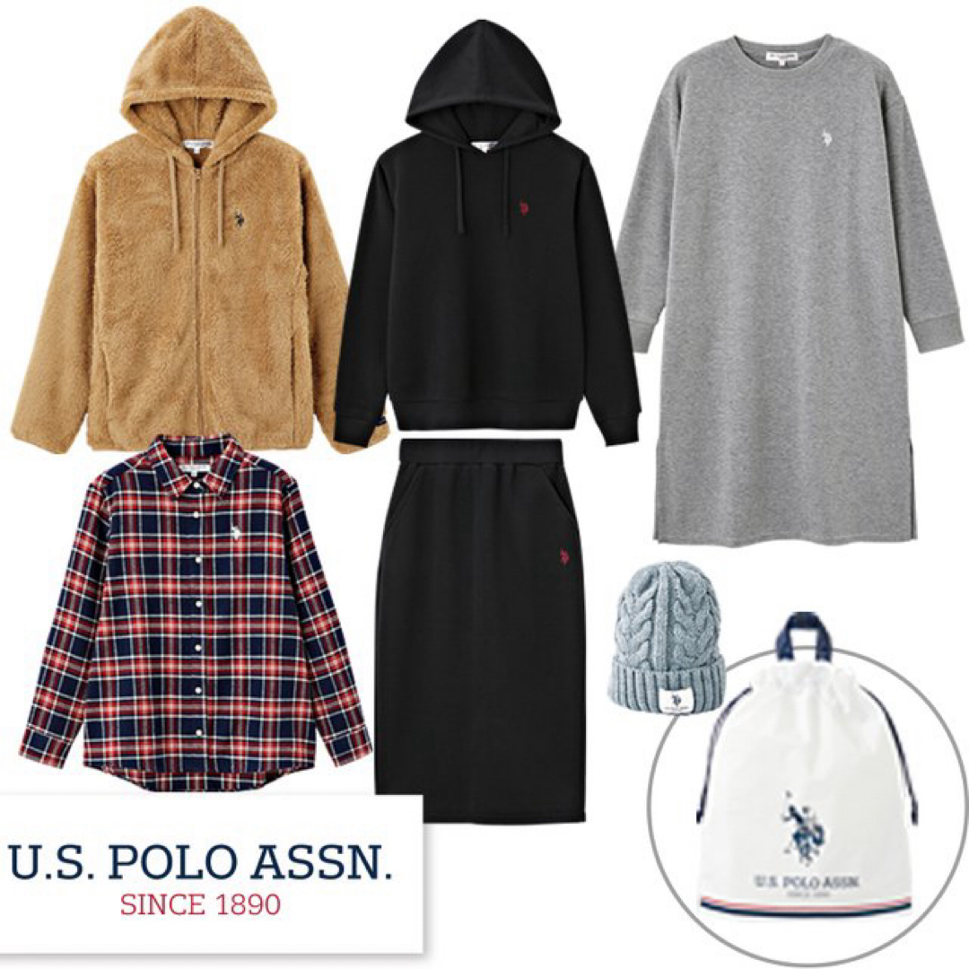 U.S. POLO ASSN.(ユーエスポロアッスン)のしまむら×成瀬愛里コラボ　ファー　アウター　パーカージャケット　フードジャンパー レディースのジャケット/アウター(ノーカラージャケット)の商品写真