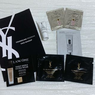 イヴサンローラン(Yves Saint Laurent)の【未開封新品】YSL LANCOME elegance ファンデ 下地 サンプル(ファンデーション)