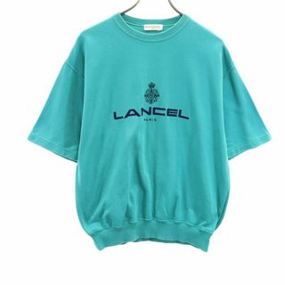 ランセル(LANCEL)のランセル 半袖 トレーナー M グリーン系 LANCEL スウェット メンズ 古着 【240221】(スウェット)