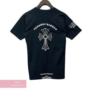 クロムハーツ(Chrome Hearts)のCHROME HEARTS Back Cross Himuro Kyosuke Print Tee クロムハーツ バッククロス氷室京介プリントTシャツ 半袖カットソー ポケT ロゴプリント ブラック サイズS 【240219】【中古-B】【me04】(Tシャツ/カットソー(半袖/袖なし))